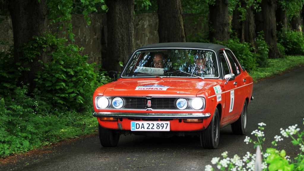 Arkivfoto - De lokale Arne Fasberg og Bent Fasberg blev vinder af Touring klassen - her fanget i 2. afdeling af SONAX DASU Classic på Lolland
(Foto: rallypics.dk / Viggo Johansen)